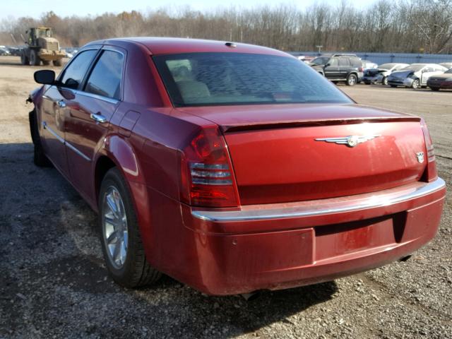 2C3LA63H66H454826 - 2006 CHRYSLER 300C BURGUNDY photo 3