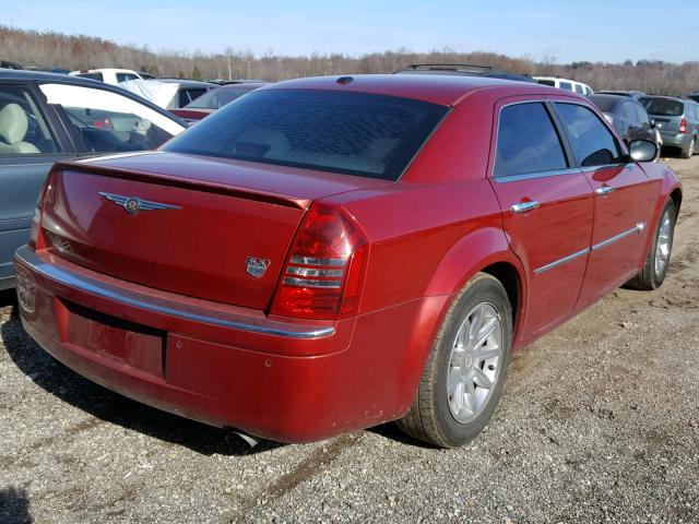 2C3LA63H66H454826 - 2006 CHRYSLER 300C BURGUNDY photo 4