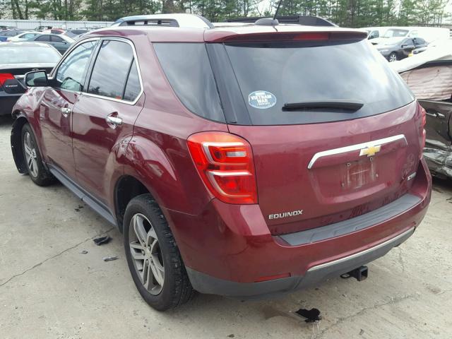 2GNALDEK9H6245550 - 2017 CHEVROLET EQUINOX PR RED photo 3