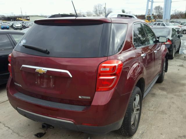 2GNALDEK9H6245550 - 2017 CHEVROLET EQUINOX PR RED photo 4