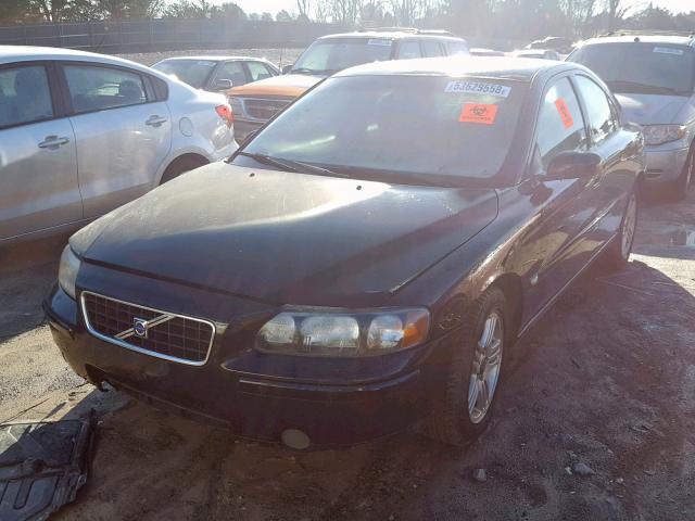 YV1RS592552483087 - 2005 VOLVO S60 2.5T BLACK photo 2