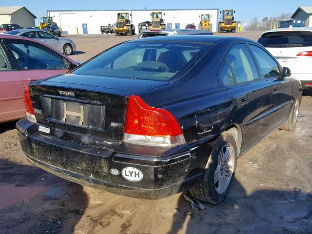 YV1RS592552483087 - 2005 VOLVO S60 2.5T BLACK photo 4