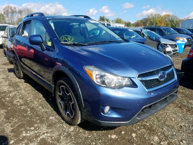 JF2GPAKC0DH850615 - 2013 SUBARU XV CROSSTR BLUE photo 1