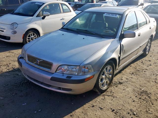 YV1VS29552F849187 - 2002 VOLVO S40 1.9T SILVER photo 2