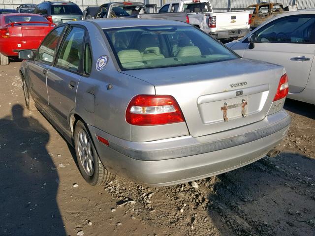 YV1VS29552F849187 - 2002 VOLVO S40 1.9T SILVER photo 3