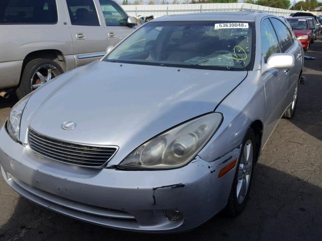 JTHBA30G955060274 - 2005 LEXUS ES 330 GRAY photo 2