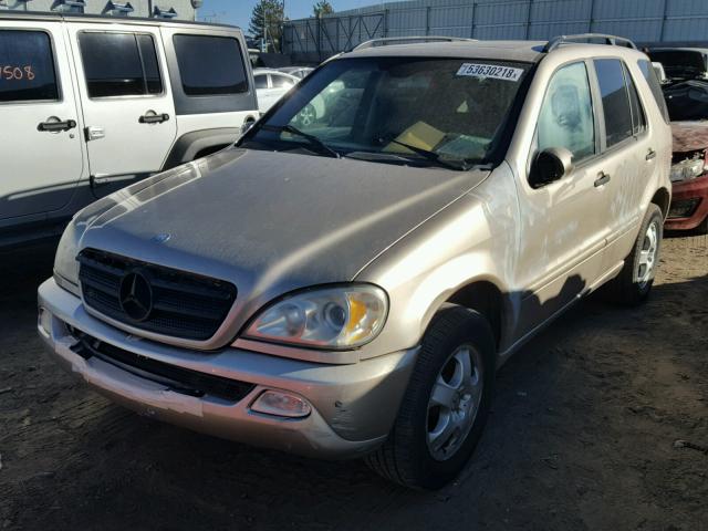 4JGAB54E92A292788 - 2002 MERCEDES-BENZ ML 320 GOLD photo 2