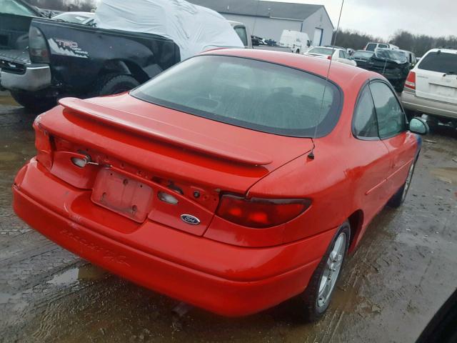 3FAFP11303R164038 - 2003 FORD ESCORT ZX2 RED photo 4