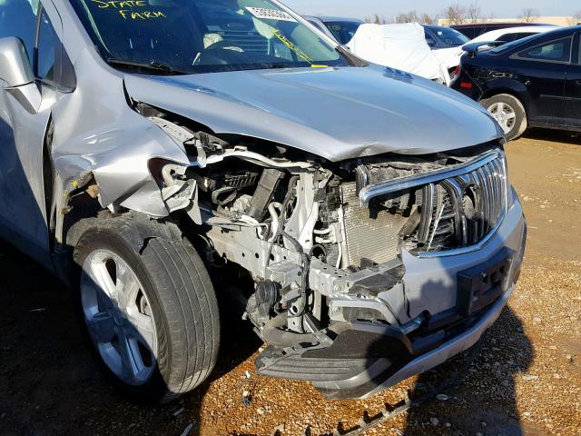 KL4CJASB8FB266923 - 2015 BUICK ENCORE SILVER photo 9