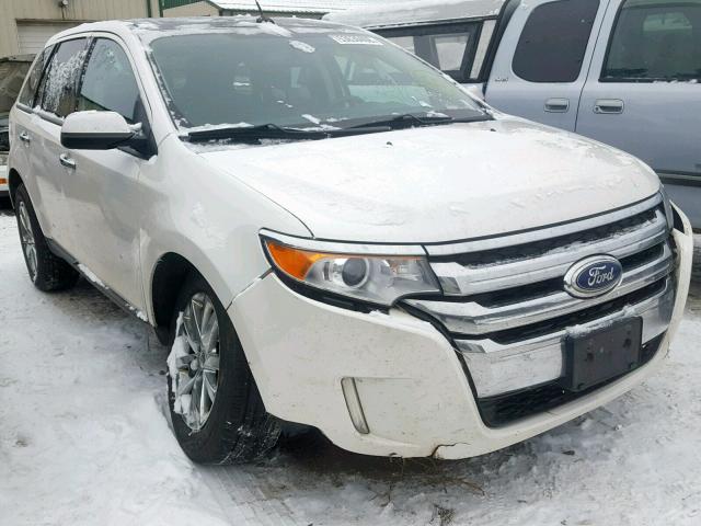 2FMDK4JC6BBB44399 - 2011 FORD EDGE SEL WHITE photo 1