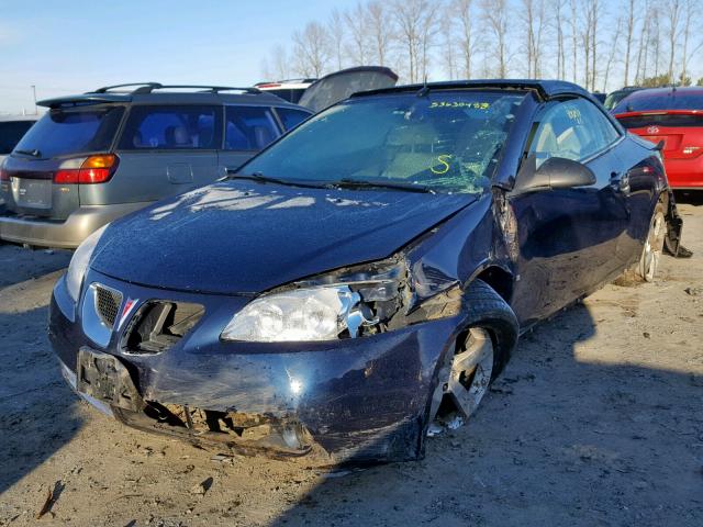 1G2ZH361X84131706 - 2008 PONTIAC G6 GT BLUE photo 2