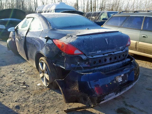 1G2ZH361X84131706 - 2008 PONTIAC G6 GT BLUE photo 3