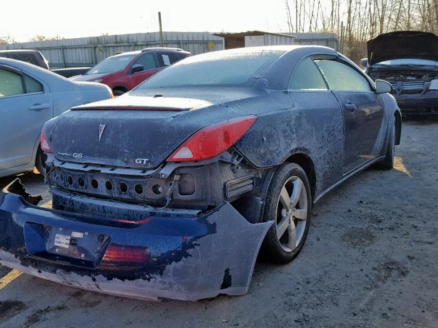 1G2ZH361X84131706 - 2008 PONTIAC G6 GT BLUE photo 4