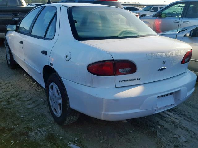 1G1JF524017112508 - 2001 CHEVROLET CAVALIER L WHITE photo 3