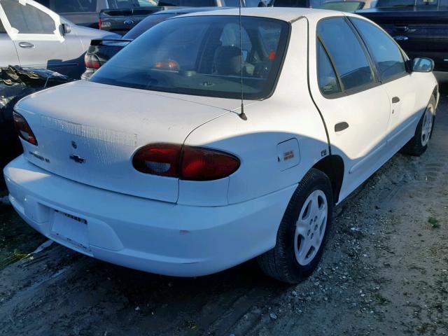 1G1JF524017112508 - 2001 CHEVROLET CAVALIER L WHITE photo 4