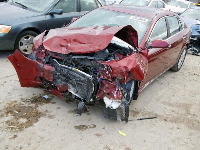 1G1ZK577X8F254804 - 2008 CHEVROLET MALIBU LTZ MAROON photo 2