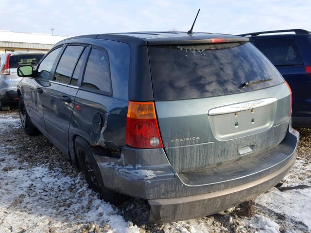 2A8GM48L77R363588 - 2007 CHRYSLER PACIFICA GREEN photo 3