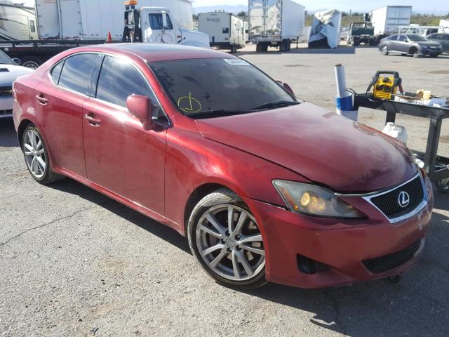 JTHBE262965006176 - 2006 LEXUS IS 350 RED photo 1