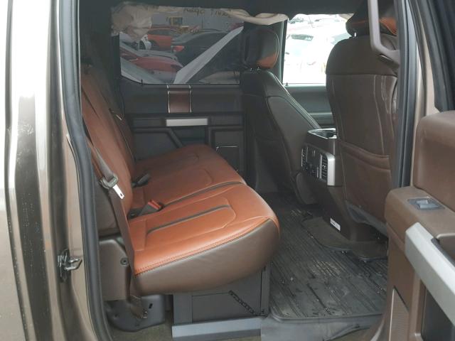 1FT7W2BT0JEB96820 - 2018 FORD F250 SUPER BROWN photo 6