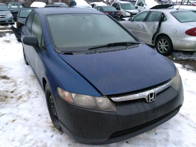 2HGFA16397H032595 - 2007 HONDA CIVIC DX BLUE photo 1