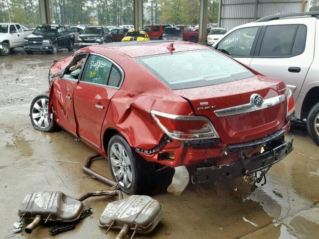 1G4GF5E39CF354884 - 2012 BUICK LACROSSE P BURGUNDY photo 3