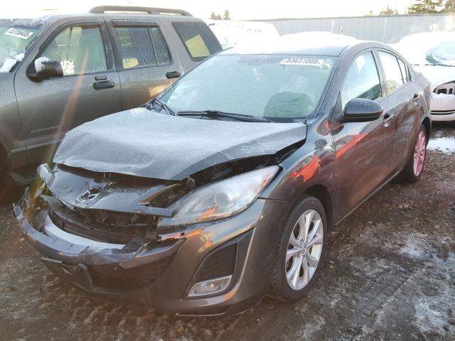 JM1BL1W54B1365688 - 2011 MAZDA 3 S GRAY photo 2