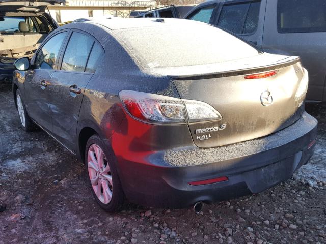 JM1BL1W54B1365688 - 2011 MAZDA 3 S GRAY photo 3