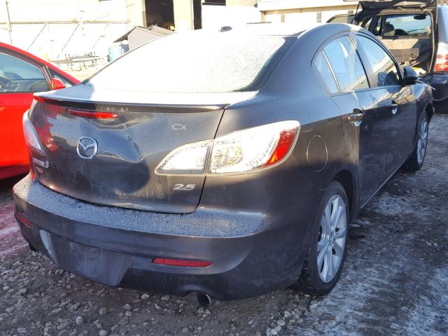 JM1BL1W54B1365688 - 2011 MAZDA 3 S GRAY photo 4