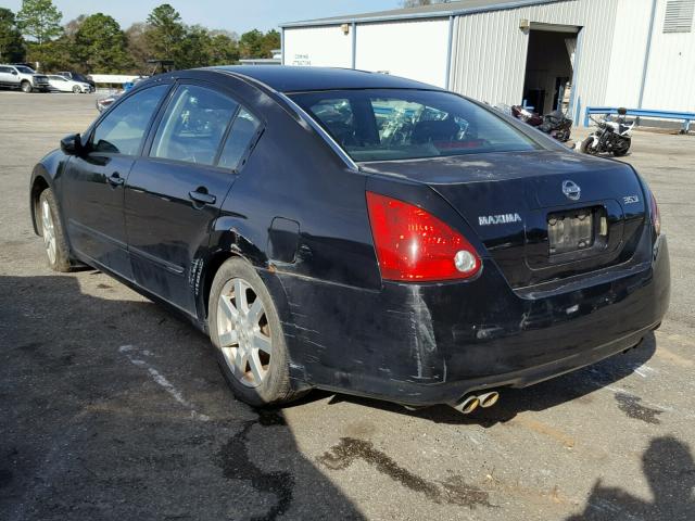 1N4BA41E26C852953 - 2006 NISSAN MAXIMA SE BLACK photo 3