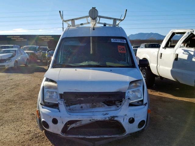 NM0LS7BN1DT166733 - 2013 FORD TRANSIT CO WHITE photo 9