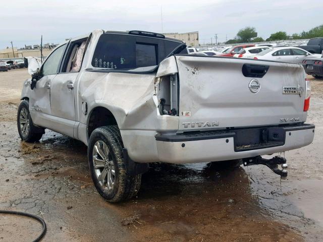 1N6AA1E53JN512090 - 2018 NISSAN TITAN SV SILVER photo 3