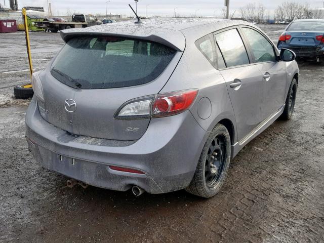 JM1BL1H51A1298043 - 2010 MAZDA 3 S GRAY photo 4