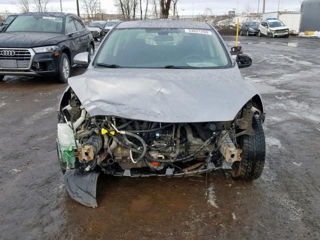 JM1BL1H51A1298043 - 2010 MAZDA 3 S GRAY photo 9