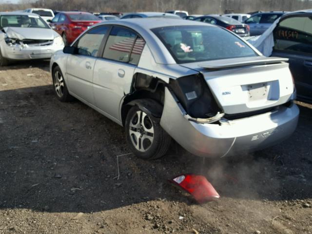 1G8AL52F25Z111012 - 2005 SATURN ION LEVEL SILVER photo 3