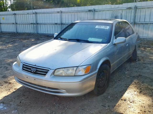 4T1BG22K41U808016 - 2001 TOYOTA CAMRY CE BEIGE photo 2