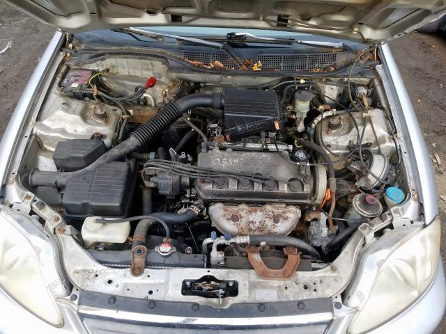 1HGEJ6675XL051028 - 1999 HONDA CIVIC LX SILVER photo 7