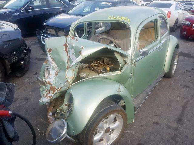 6052379 - 1964 VOLKSWAGEN BEETLE GREEN photo 2