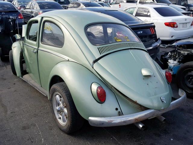 6052379 - 1964 VOLKSWAGEN BEETLE GREEN photo 3