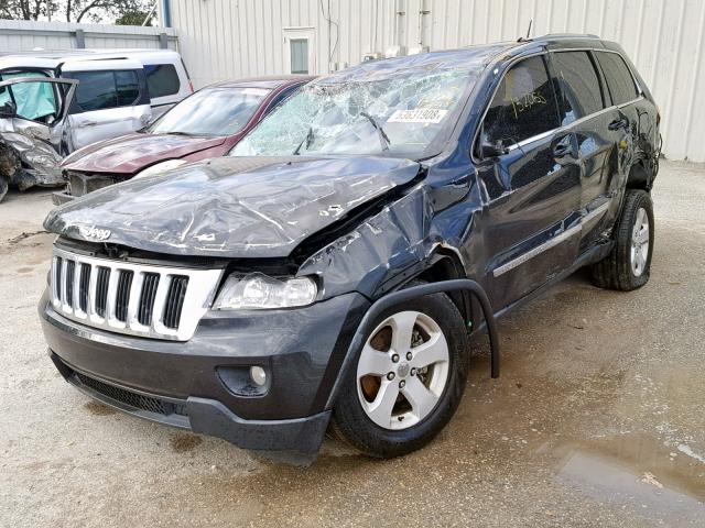 1J4RS4GG8BC539134 - 2011 JEEP GRAND CHER BLACK photo 2