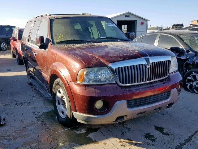 5LMFU28R23LJ33318 - 2003 LINCOLN NAVIGATOR Бордовый фото 1