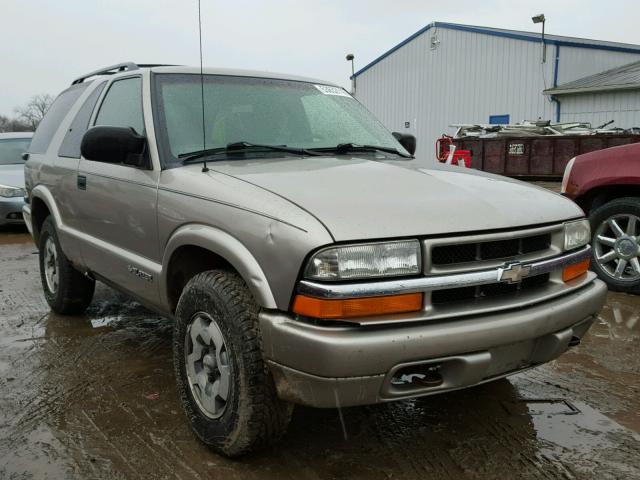 1GNCT18X33K122850 - 2003 CHEVROLET BLAZER TAN photo 1