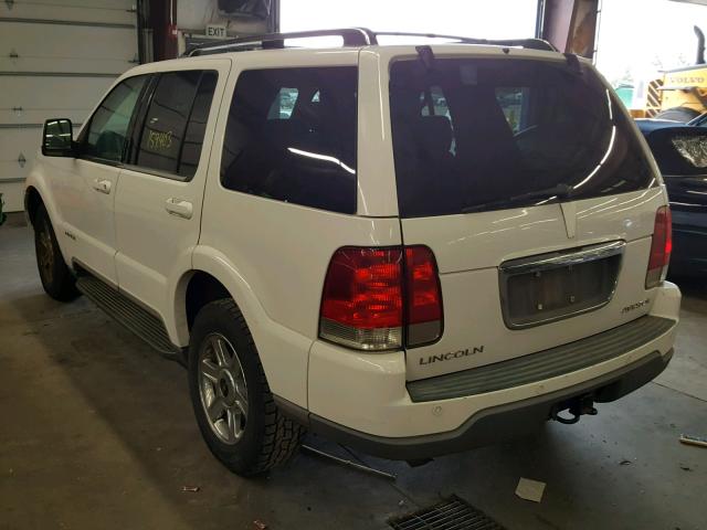 5LMEU88H15ZJ25586 - 2005 LINCOLN AVIATOR 白色 照片 3