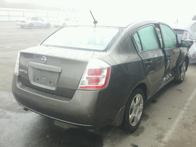 3N1AB61E38L760680 - 2008 NISSAN SENTRA 2.0 CHARCOAL photo 4