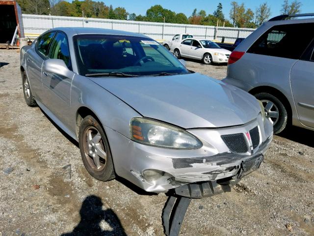2G2WS522X41173118 - 2004 PONTIAC GRAND PRIX Արծաթագույն լուսանկար 1