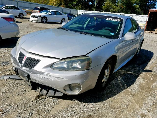2G2WS522X41173118 - 2004 PONTIAC GRAND PRIX Արծաթագույն լուսանկար 2