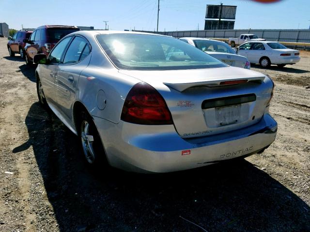 2G2WS522X41173118 - 2004 PONTIAC GRAND PRIX Արծաթագույն լուսանկար 3