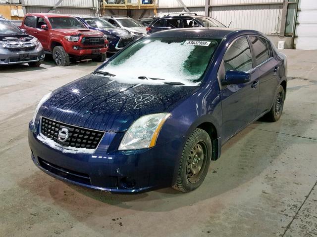 3N1AB61E58L643523 - 2008 NISSAN SENTRA 2.0 BLUE photo 2