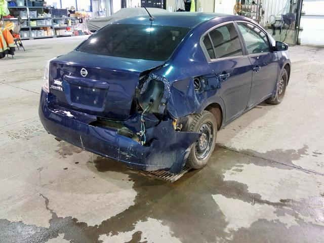 3N1AB61E58L643523 - 2008 NISSAN SENTRA 2.0 BLUE photo 4