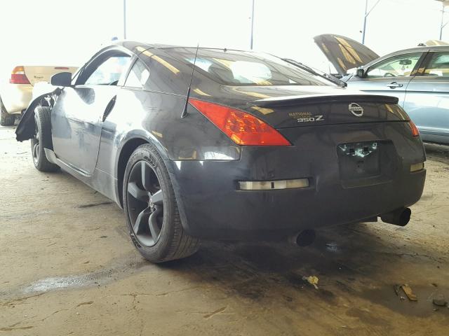 JN1AZ34D36M302329 - 2006 NISSAN 350Z COUPE BLACK photo 3