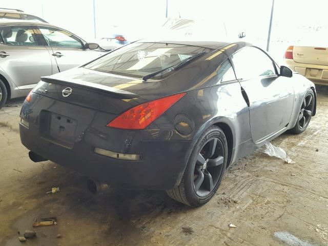 JN1AZ34D36M302329 - 2006 NISSAN 350Z COUPE BLACK photo 4